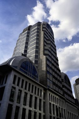 LONDON, İngiltere - 31 Mayıs 2025: 20 Gracechurch Caddesi 'nin dış görünümü - 1930' larda Londra 'daki modern ofis binasına ilham kaynağı oldu