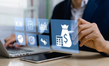 Bütçe ve mali planlama, şirket gelirlerini ve giderlerini hesaplayan kavramlar, şirket finansmanı ve yıllık stratejik planlar, yatırımlar, iş ve finans, finansman, krediler.