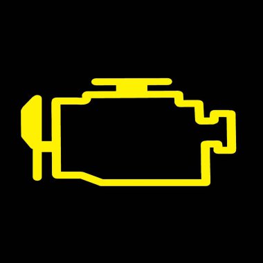 Otomobil hizmet endüstrisi için kullanışlı motor veya arıza uyarı hafif araba mil ışık kontrol.