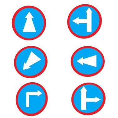 Zorunlu trafik sembolleri yol güvenliği kuralları 