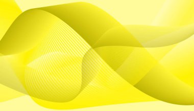 Sarı dalgalı eğimli soyut arkaplan