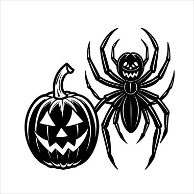 Black Halloween Elements Silhouette Collection