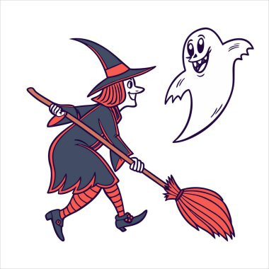 Happy Halloween Silhouette Vector Design