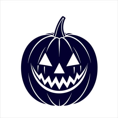 Halloween Pumpkin Silhouette Vector Art