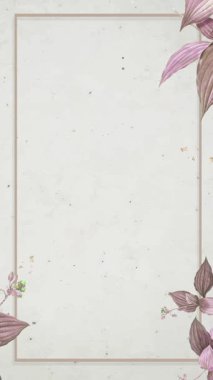 Estetik lavanta rengi düğün davetiyesi video dikey arkaplan boş şablon _ 2