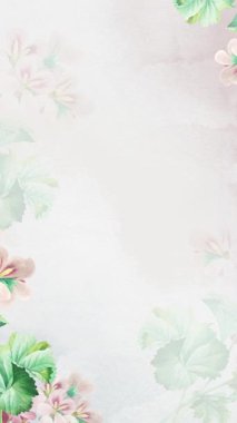 Renkli çiçek bahçesi düğün davetiyesi video dikey arkaplan boş şablonu