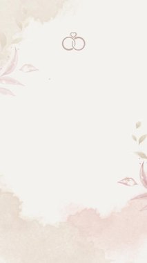 temel halkalar düğün davetiyesi video dikey arkaplan boş şablon _ 2