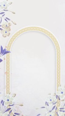 aydınlatma düğün davetiyesi video dikey arkaplan boş şablonu