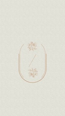 Glory sage düğün davetiyesi video dikey arkaplan boş şablonu