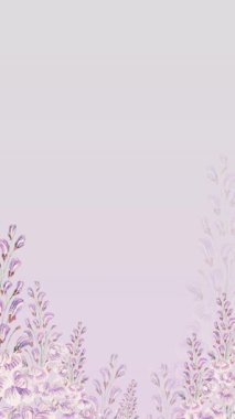 İslami yumuşak menekşe düğün davetiyesi video dikey arkaplan boş şablon _ 2