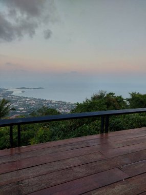 Barselona şehrinin manzarası