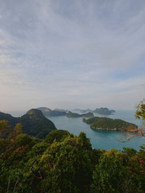 Güzel deniz manzarası ve gökyüzü
