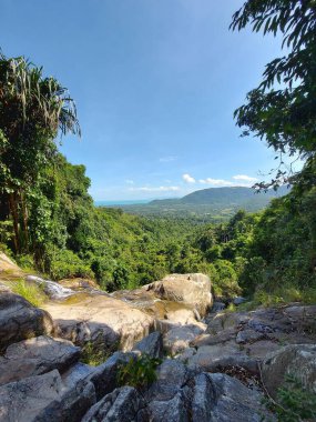 Dağların güzel manzarası