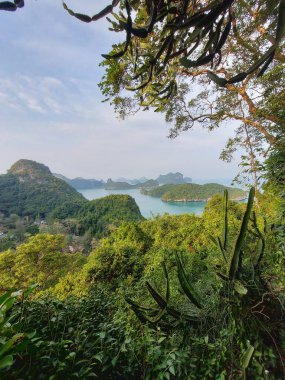 Tayland adasının güzel manzarası