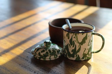 Geleneksel Endonezya çay fincanı 