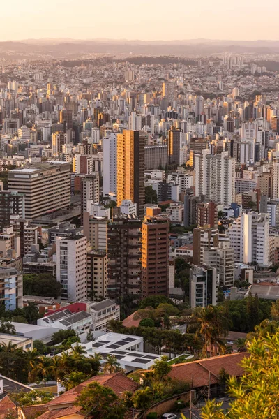 Prachtig Uitzicht Grote Stad Gebouwen Betonnen Jungle Belo Horizonte Minas — Stockfoto