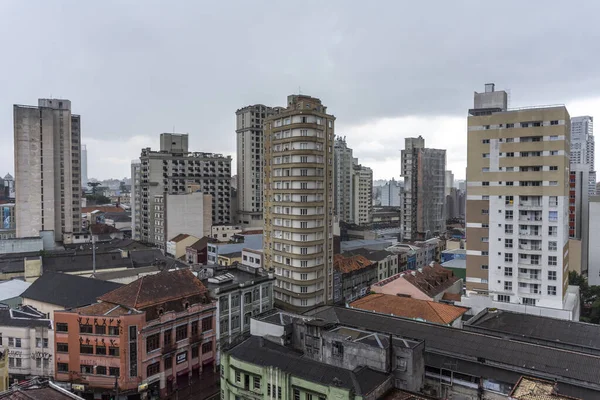 Bella Vista Sugli Edifici Della Città Nel Centro Curitiba Capitale — Foto Stock
