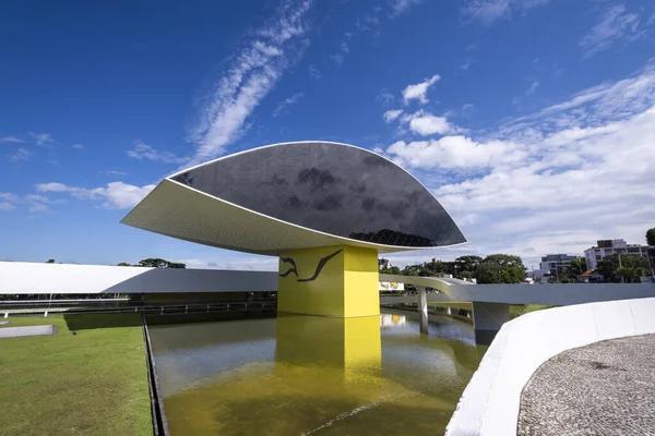 Oscar Niemeyer Curitiba Daki Modern Mimari Müzesi Paran Brezilya Nın — Stok fotoğraf