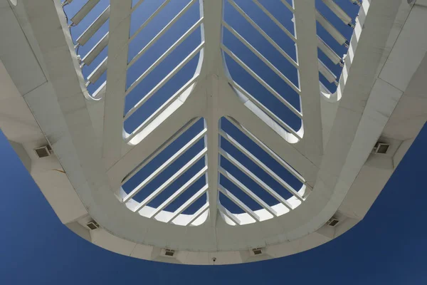 Vacker Utsikt Till Modern Arkitektur Vit Museum Tomorrow Centrala Rio — Stockfoto