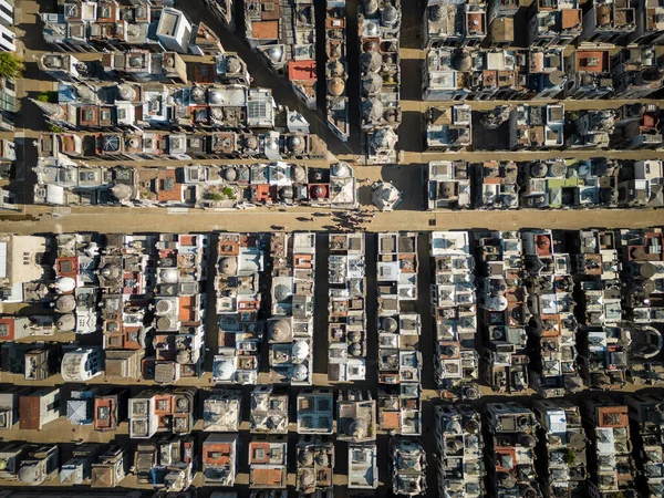 Beautiful Aerial View Recoleta Cemetery Buenos Aires Argentina — Stock Photo, Image