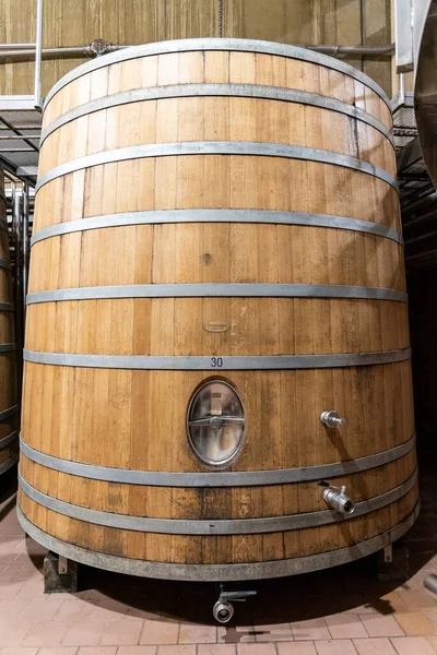 Beautiful View Wine Barrels Winery Santiago Chile — Stock Photo, Image