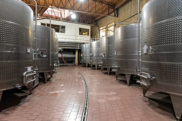 Beautiful View Wine Barrels Winery Santiago Chile — Stock Photo, Image