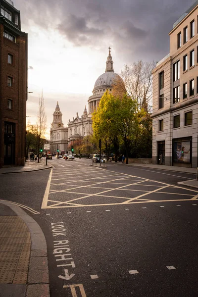 Prachtig Uitzicht Paul Cathedral Kerk Gebouw Het Centrum Van Londen — Stockfoto