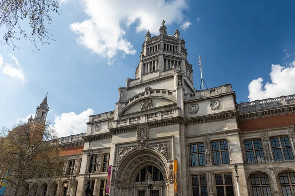 Victoria Albert Müzesi Nin Güzel Manzarası Londra Ngiltere Deki Tarihi — Stok fotoğraf