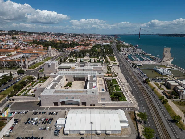 Piękny Widok Budynek Muzeum Ccb Centro Cultural Belm Lizbonie Portugalia — Zdjęcie stockowe