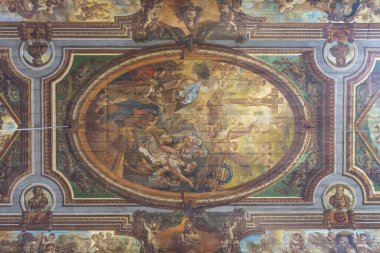 Brezilya 'nın Bahia eyaletinin başkenti Salvador' un tavanında bulunan tarihi Bonfim Kilisesi 'ne güzel bir manzara