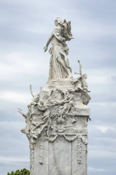 White Monument Gift Spanish Palermo Buenos Aires Argentina — Stock Photo, Image