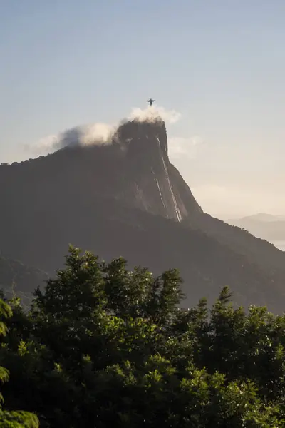ビスタチネサからコロカド山 ティファカパーク リオデジャネイロ ブラジルへの美しい景色 — ストック写真