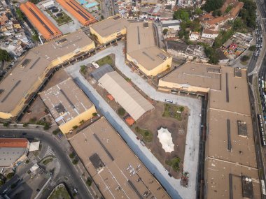 Brezilya 'nın Rio de Janeiro kentindeki Samba şehrine güzel bir hava manzarası