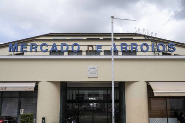 Lizbon, Portekiz şehir merkezinde geleneksel Arroios Market binası