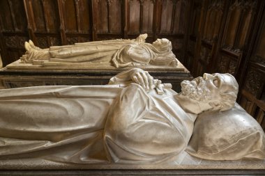 Ortaçağ tarihi kalesi Arundel, İngiltere 'deki şapele güzel bir manzara.