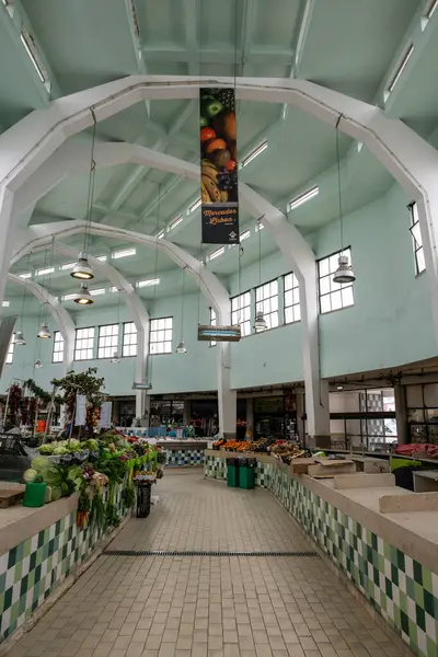 Lizbon, Portekiz şehir merkezinde geleneksel Arroios Market binası