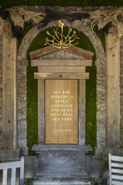 Водный сад в средневековом старинном замке в Арунделе, Великобритания