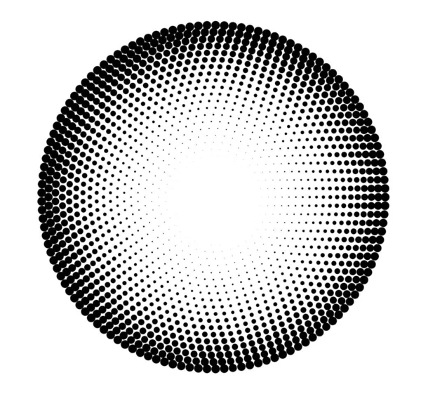 Cercle Demi Ton Fond — Image vectorielle