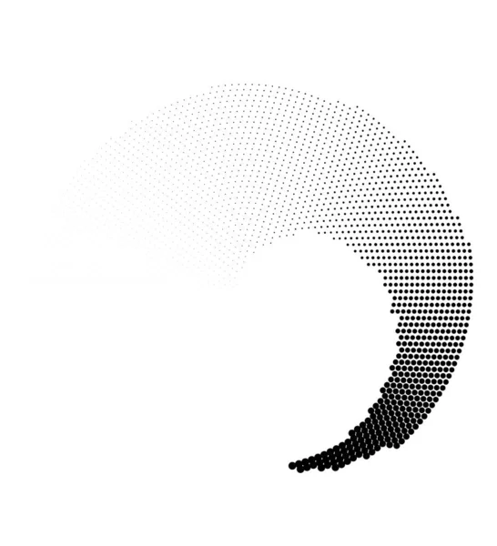 Circle Half Tone Background — Stock Vector