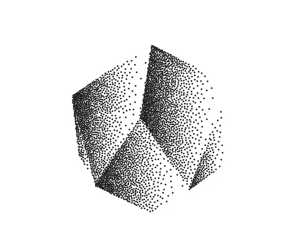 Icosaedro Com Gradiente Ventre Forma Geométrica Vetor —  Vetores de Stock