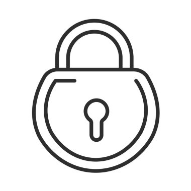 Düzenlenebilir darbeyle simgeyi kilitle. Siber güvenlik