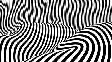 Op sanat dalgalı arka plan