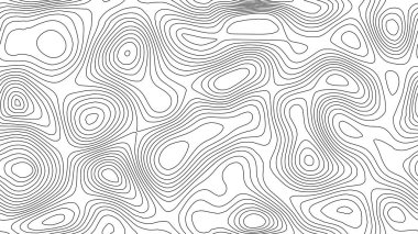 Kusursuz topografik harita dokusu. Çizgi topoğrafya haritası arkaplan, coğrafi ızgara.