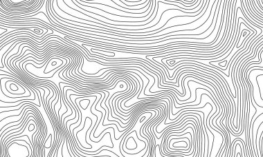 Kusursuz topografik harita dokusu. Çizgi topoğrafya haritası arkaplan, coğrafi ızgara.