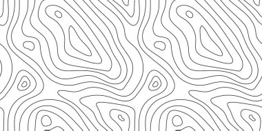 Kusursuz topografik harita dokusu. Çizgi topoğrafya haritası arkaplan, coğrafi ızgara.