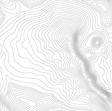 Karanlıkta kusursuz vektör topoğrafik harita arkaplanı beyazdır. Çizgi topoğrafi haritası kusursuz desen.