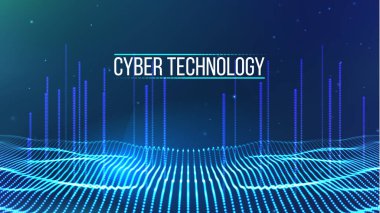 Siber teknoloji geçmişi. Teknoloji dijital siber güvenlik.