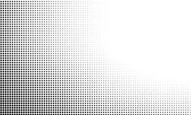 Gösterişli bir monokrom yarım ton deseni siyahtan beyaza sorunsuzca geçiş yaparak çeşitli grafik uygulamalar için modern ve minimalist bir tasarım sunuyor..