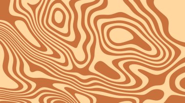 Dalgalı fıstıklı çikolata desenli karamel arka plan girdap dalgalı tereyağı.