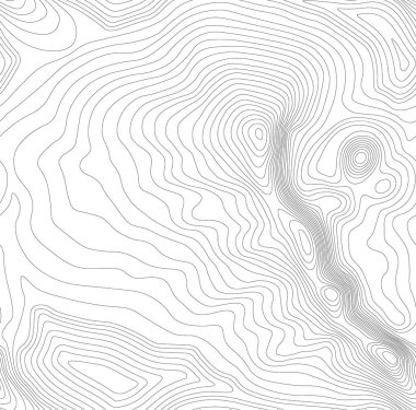 Karanlıkta kusursuz vektör topoğrafik harita arkaplanı beyazdır. Çizgi topoğrafi haritası kusursuz desen.